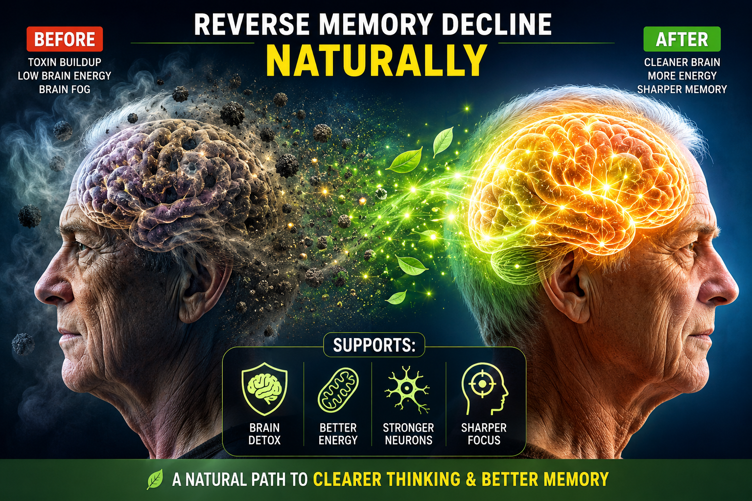 Memory Decline Illustration